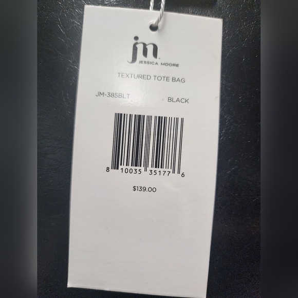 NWT Jessica Moore Textured Tote Bag - Picture 3 of 6